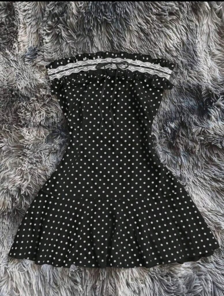 Vestido Dark Polka