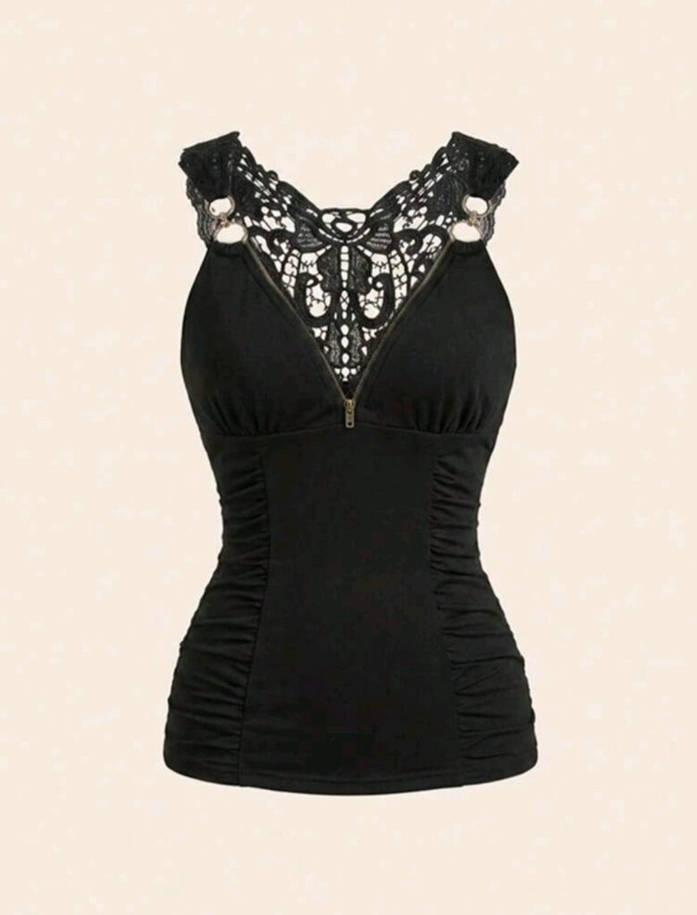 Top Black Lace
