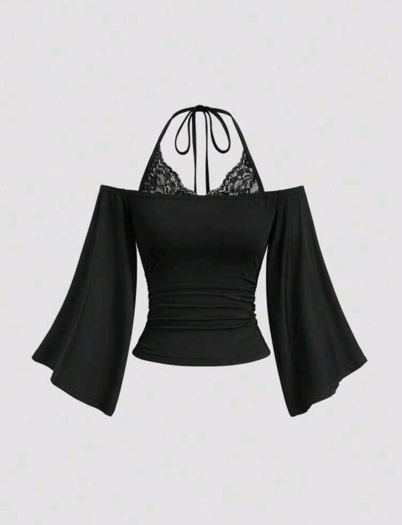 Blusa Nocturna de Encaje