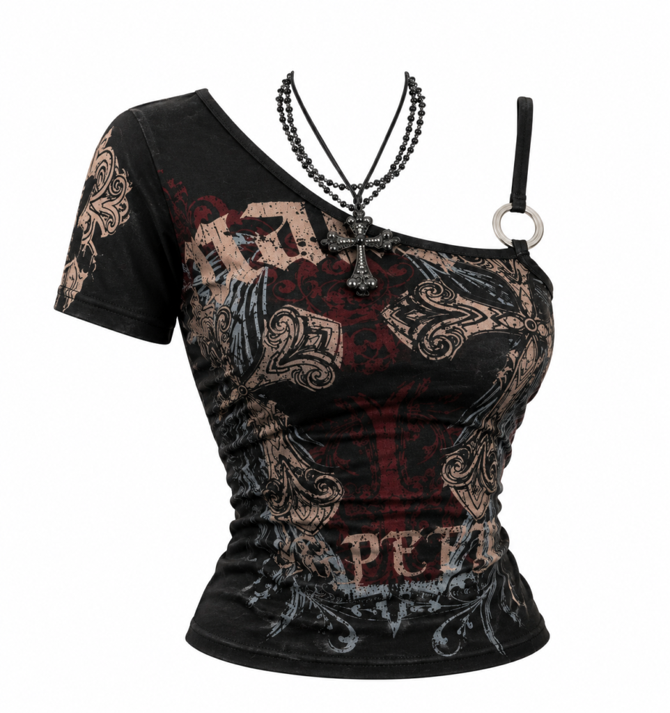 Crimson Relic Y2K Top