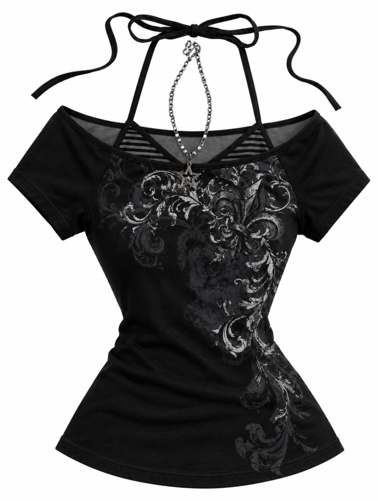 Top Noir Baroque