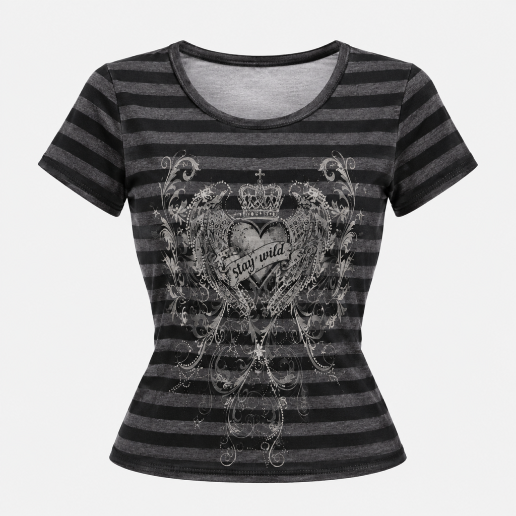 Polo Striped Gothic Crown