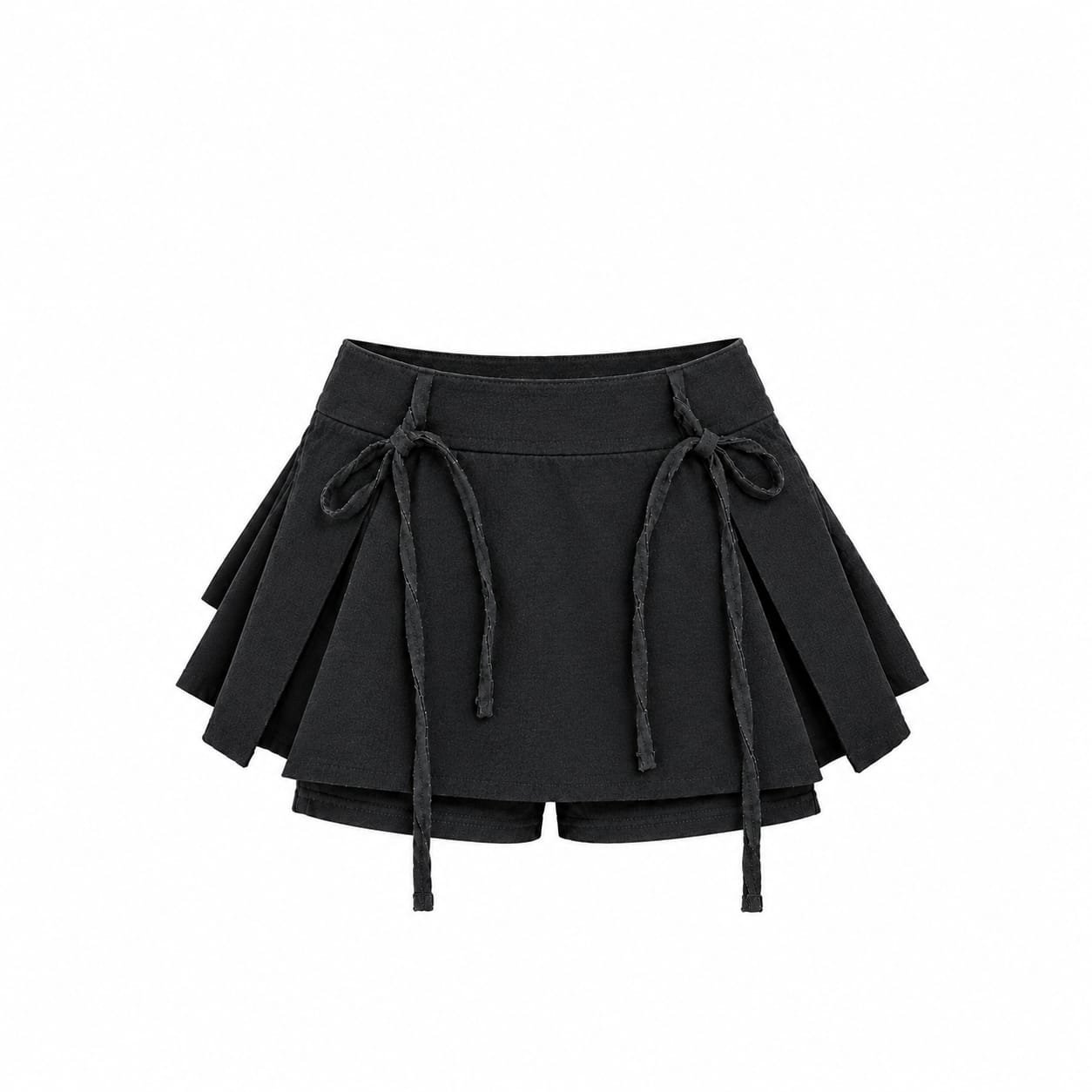 Falda Short Dark Bow Y2K