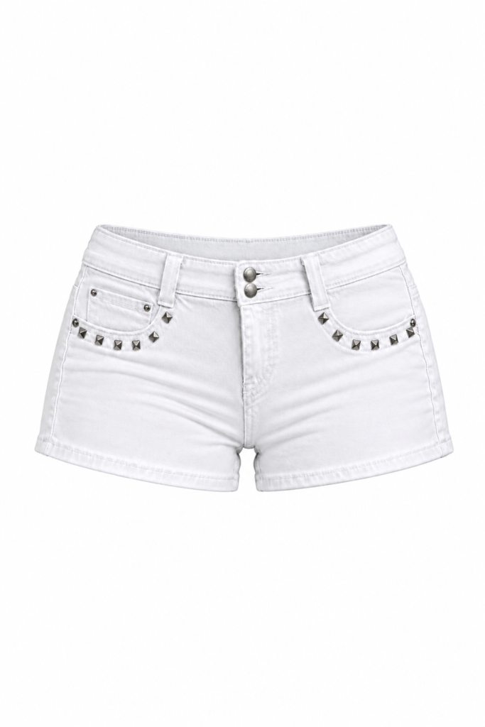 Minishort White Rebel