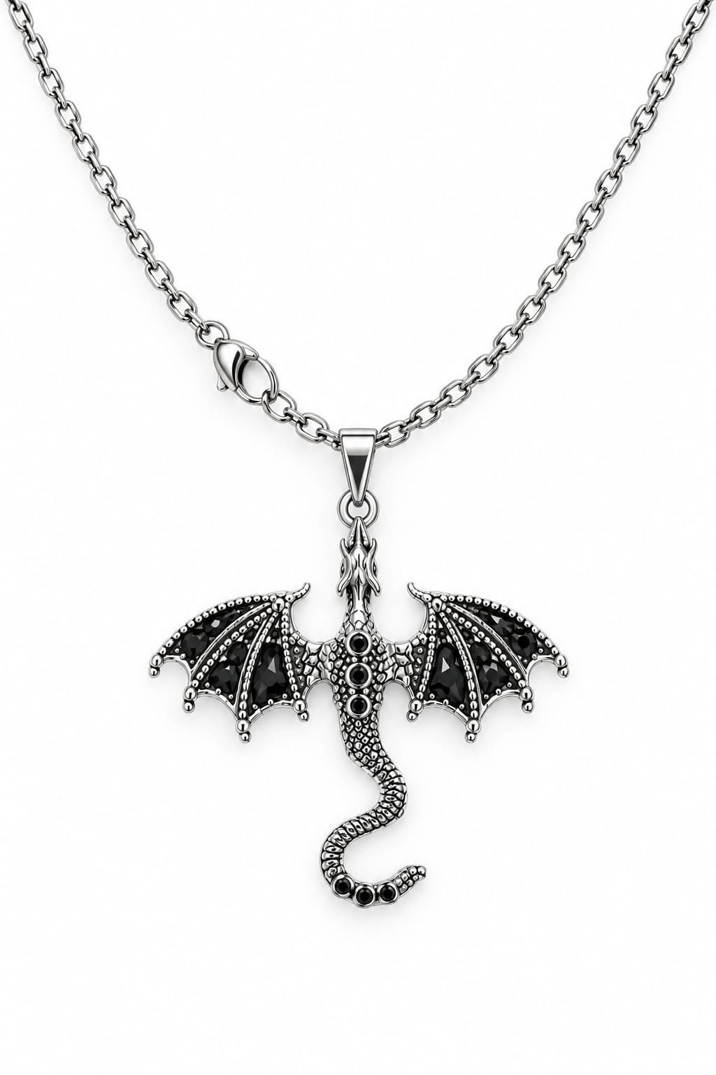 Collar Gótico Murciélago Nocturno