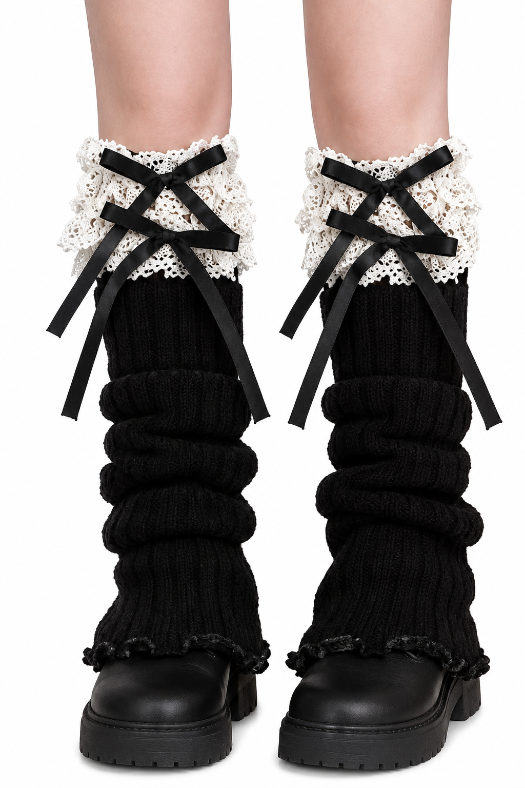 Polainas night Lace – negras Coquette 2K