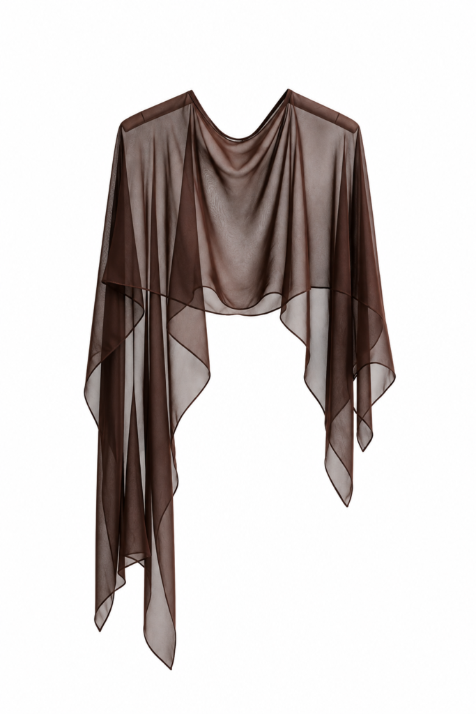 Mocha Veil – Capa Gasa Chocolate